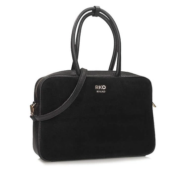 Elegancka klasyczna czarna torebka damska Ryłko R40891TB_YM3