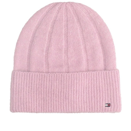 Klasyczna czapka damska Tommy Hilfiger AW0AW17779 TR9 TH FLAG FLUFFY BEANIE