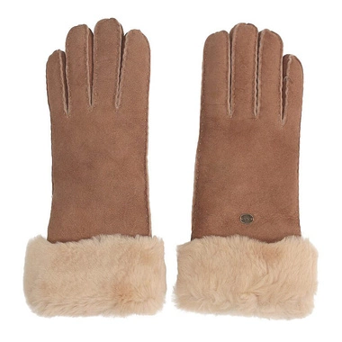Rękawiczki damskie EMU Australia W9405 Apollo Bay Gloves Chestnut brązowe skórzane