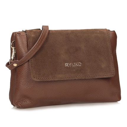 Modna brązowa listonoszka Ryłko R40888TB_6QD