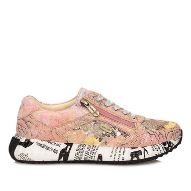 Damskie kolorowe półbuty sportowe Laura Vita 0006704 Burton 1123 POUDRE SL1826-11F