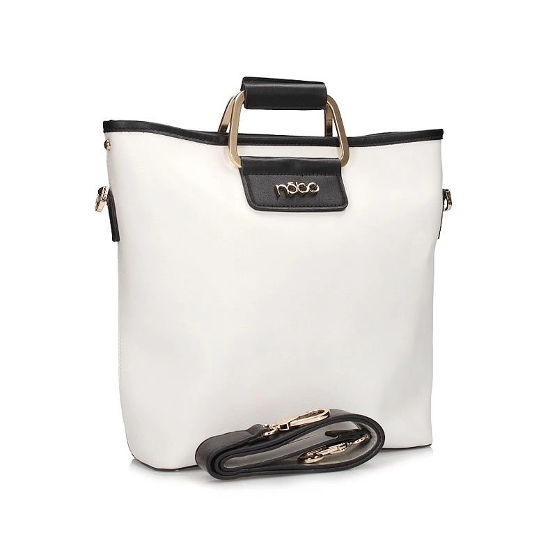 Torebka Nobo NBAG--G0100-C000 biało-czarna 18701 | Sklep Obuwie