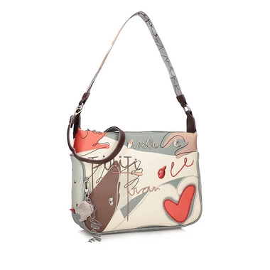 Oryginalna pojemna Torebka listonoszka na ramię Anekke 40762-136 ALMA BOLSO