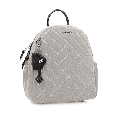 Stylowy szary plecak damski Pepe moll 252203 MILI GREY