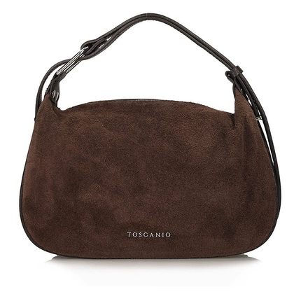 Elegancka Listonoszka Torebka na ramię Toscanio F270 C.BRĄZ D23