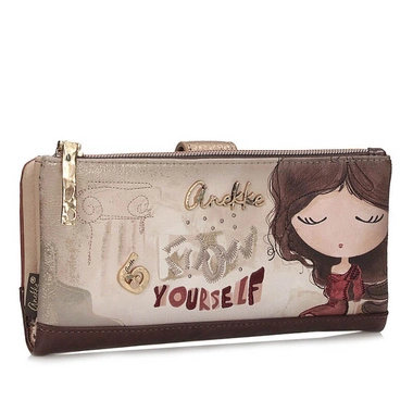 Modny praktyczny portfel Anekke 42709-906 BILLETERO SINTETICO