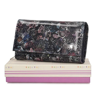 Kolorowy skórzany damski portfel Baju Baj BB 035-s123