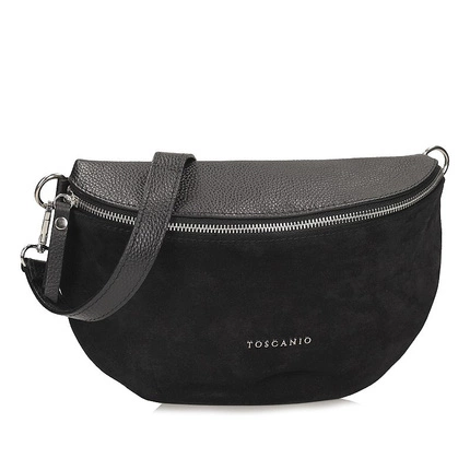 Modna Stylowa Nerka Saszetka Toscanio F274 czarna