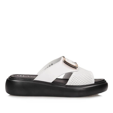 Modne klapki damskie Filippo DK7025/25 WH