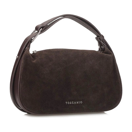 Elegancka Listonoszka Torebka na ramię Toscanio F270 C.BRĄZ D23