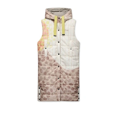 Bezrękawnik damski Anekke 43283-223 CHALECO REVERSIBLE ACOLCHADO BEIGE ORCHESTRA beżowy dwustronny zapinany na zatrzask