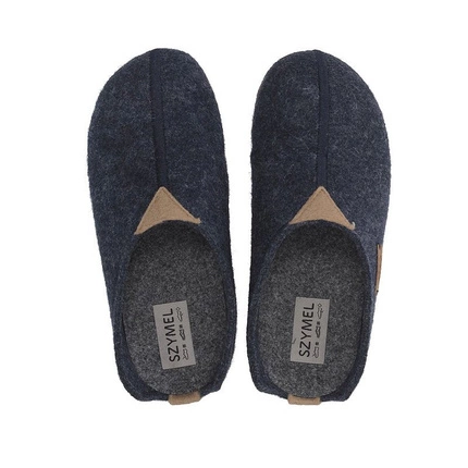 Laczki kapcie domowe Szymel 4203 filcowe