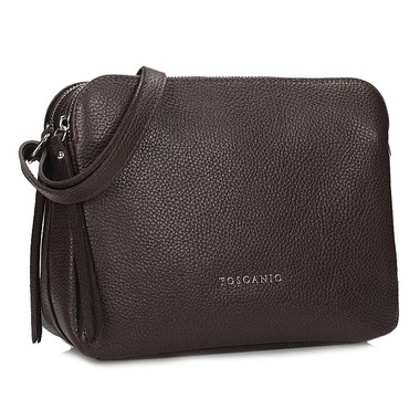 Skórzana włoska Torebka listonoszka Toscanio A242 C.BRĄZ D23
