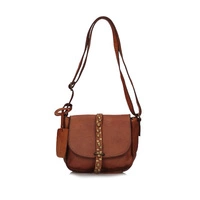 Torebka listonoszka Toscanio Vintage E63 ruda