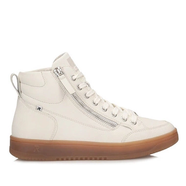 Casualowe botki damskie na platformie Rieker W1971-80