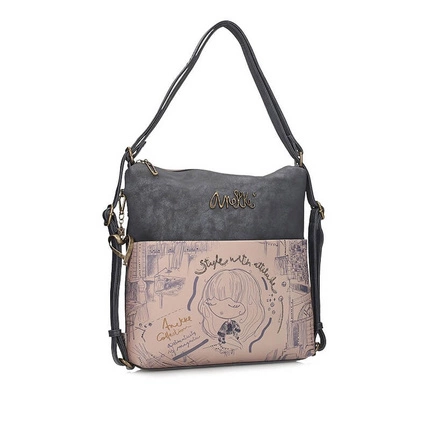 Klasyczny plecak torebka Anekke 41845-063 MOCHILA MADEMOISELLE