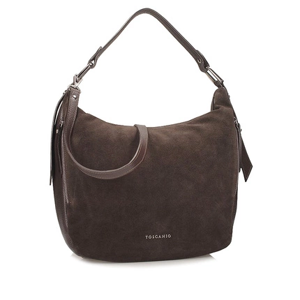 Elegancka Skórzana włoska Torebka Toscanio G107 C.BRĄZ D23