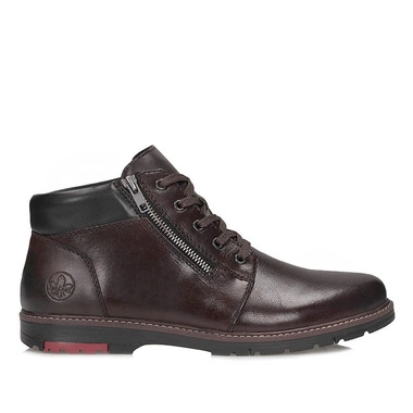 Botki skórzane ocieplane  Rieker 10502-25 brązowe