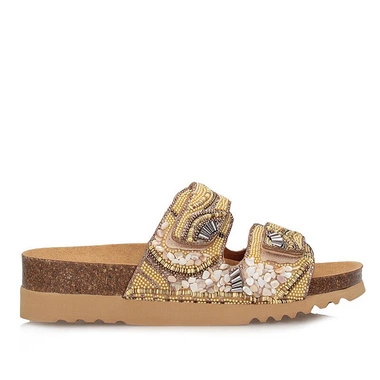 Zdrowotne klapki damskie na rzep Scholl LISBOA 2 STRAPS F32024 1002