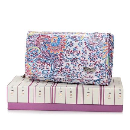 Damski portfel skóra naturalna Baju Baj BB 040-139 wielokolorowy