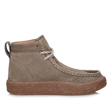 Skórzane profilowane botki trzewiki Ravini 241520 BROWN NUBUCK
