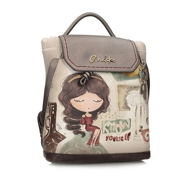 Plecak damski Anekke 42705-302 MOCHILA BACKPACK MUSE jednokomorowy z klapą