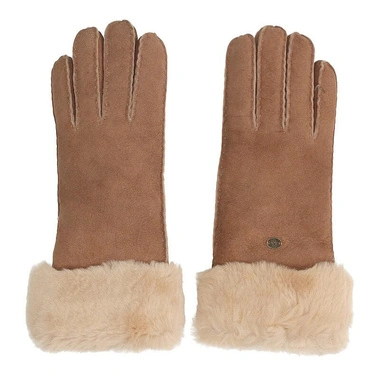 Rękawiczki damskie EMU Australia W9405 Apollo Bay Gloves Chestnut brązowe skórzane