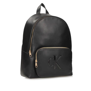 Oryginalny miejski pojemny Plecak Calvin Klein LV04F3233G UB1 RAISED BACKPACK BLACK