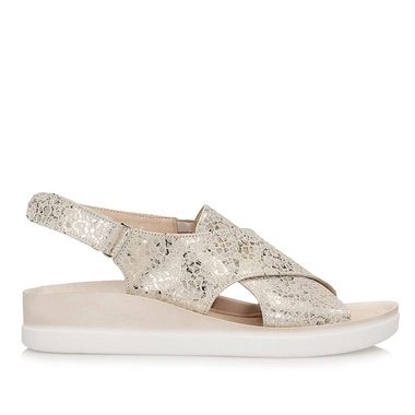 Wygodne damskie Sandały Sempre 1635 Miodowe