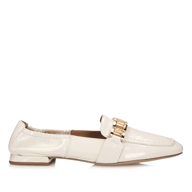 Eleganckie mokasyny lordsy Högl Madeleine 9-100956 kremowe