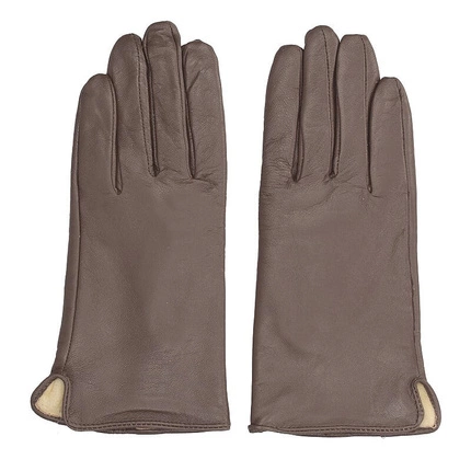 Beżowe damskie rękawiczki Toscanio HH-06