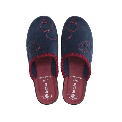 Laczki kapcie Inblu CF000022 granatowy soft