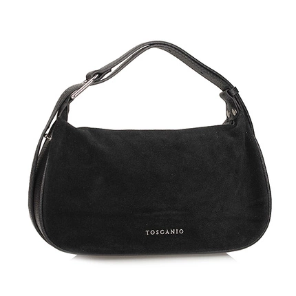 Elegancka Listonoszka Torebka na ramię Toscanio F270 CZARNA 