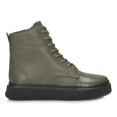 Komfortowe sznurowane botki damskie T.Sokolski BAY Z661 KHAKI