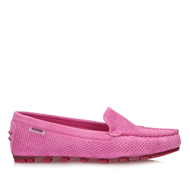 Wygodne mokasyny damskie Potocki 25-09301 Fuksja