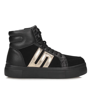 Modne damskie botki Sneakersy Filippo DBT7269/25 BK GO