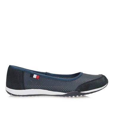 Sportowe granatowe baleriny damskie Filippo DP142/25 NV