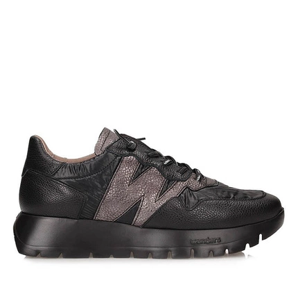 Stylowe półbuty sneakersy Wonders A-2491 Wild ELVIN ORO NERGO ODISEI