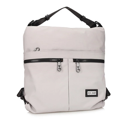 Codzienna duża torebka shopperka damska Pepe moll 251164 GUM PEARL