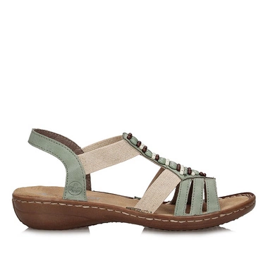 Klasyczne wsuwane sandały damskie Rieker 60851-52