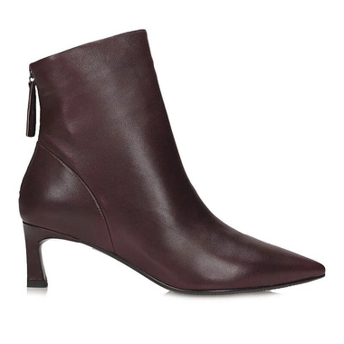 Eleganckie bordowe botki damskie S.Barski CR52-661