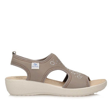 Wsuwane komfortowe Sandały damskie Fly Flot 55 H76 LE TAUPE