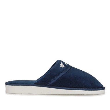 Kapcie pantofle laczki Meteor 059 niebieskie