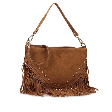 Skórzana Listonoszka Torebka na ramię Toscanio G131 RUDA