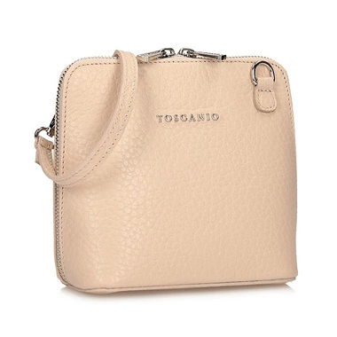 Skórzana damska Listonoszka Toscanio F59 P.róż