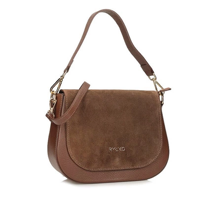 Brązowa torebka listonoszka damska Ryłko R40884TB_3LJ