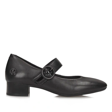 Stylowe półbuty czółenka damskie na obcasie Rieker 43455-00