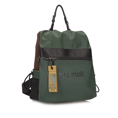 Stylowy plecak damski Pepe moll 252411 SARAH TRI-GREEN