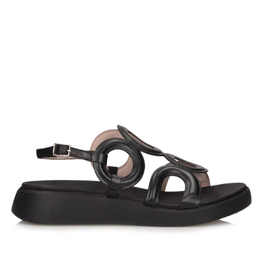 Czarne Eleganckie sandały Toledo Wonders C-6533