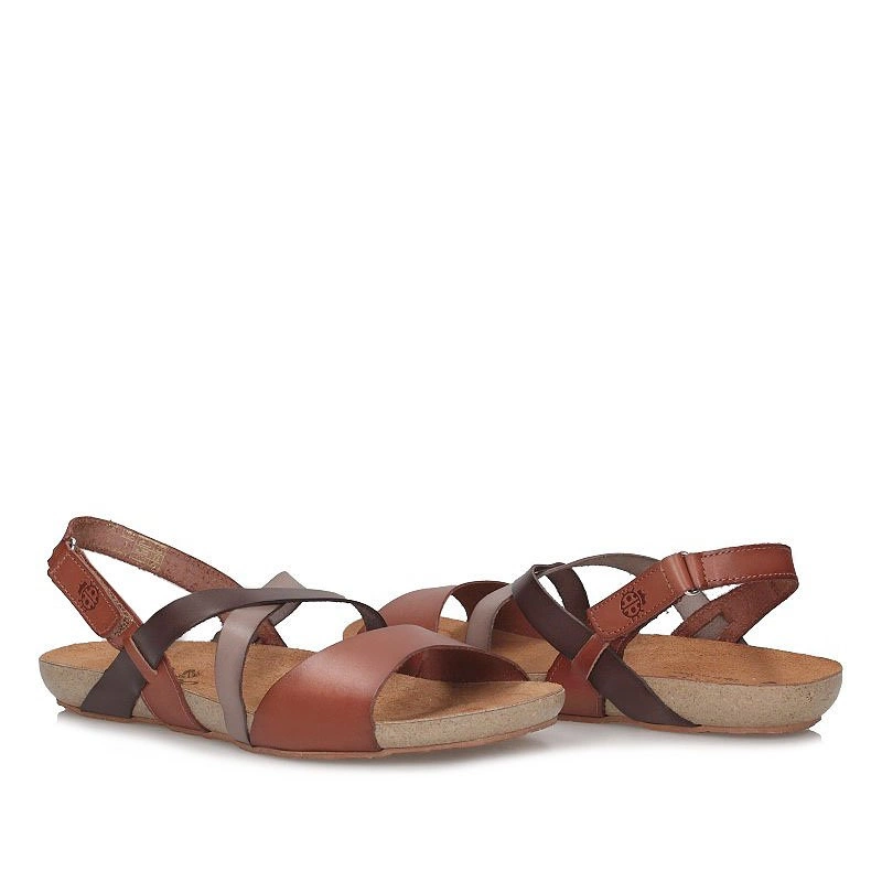 aokioka Japonki damskie Birkenstock Gizeh Oiled Leather Tabacco